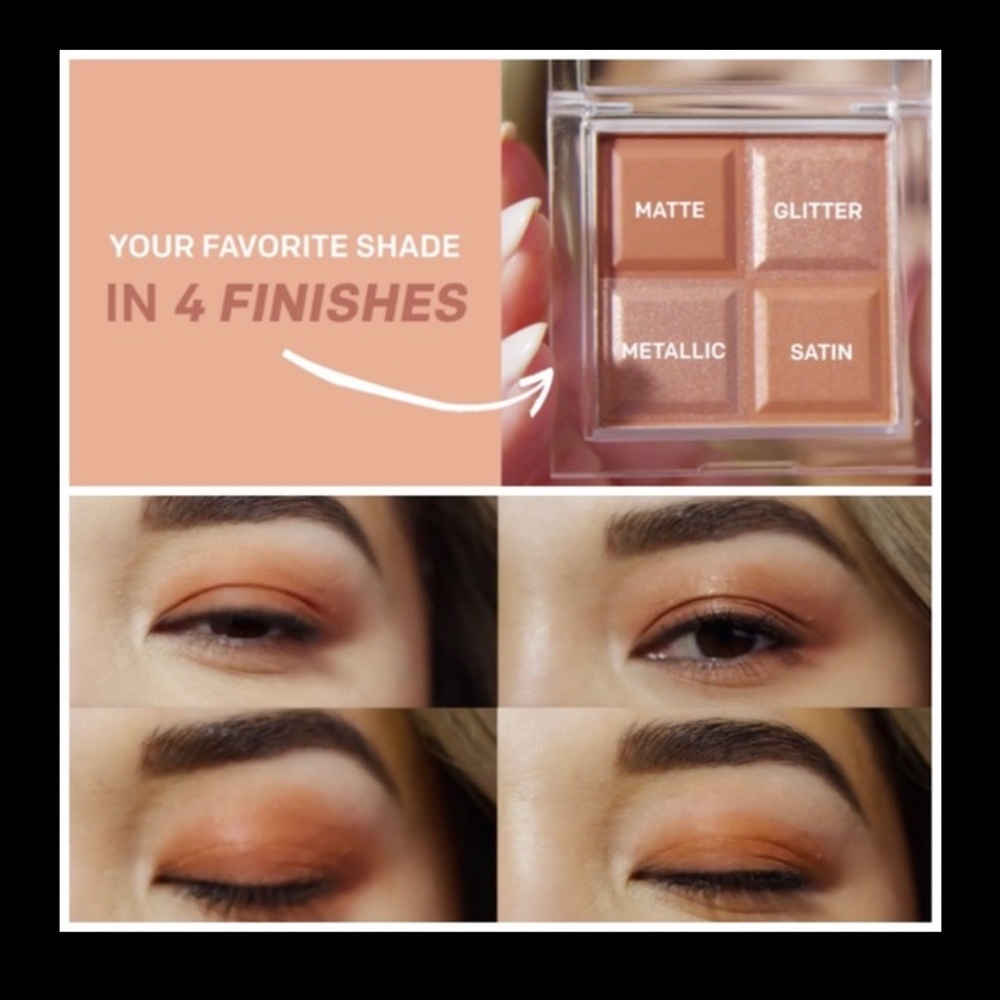 8 Almay Eyeshadow Palette Quads Hypoallergenic Matte Metallic Satin Glitter - Picture 4 of 15